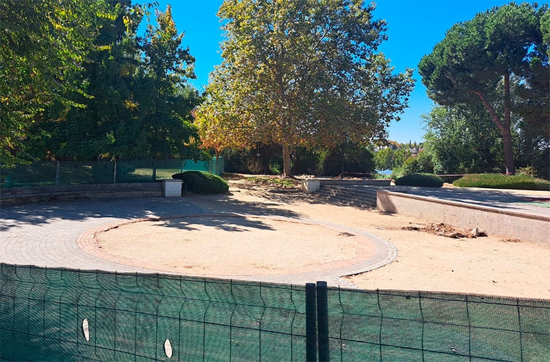 Villaviciosa de Odón | Comienzan las obras del parque acuático Splashpad, en el Parque El Castillo