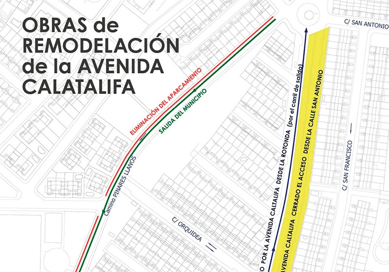 Villaviciosa de Odón | Las obras de remodelación, mejora y acondicionamiento de la Avenida Calatalifa comienza este lunes 12 de enero