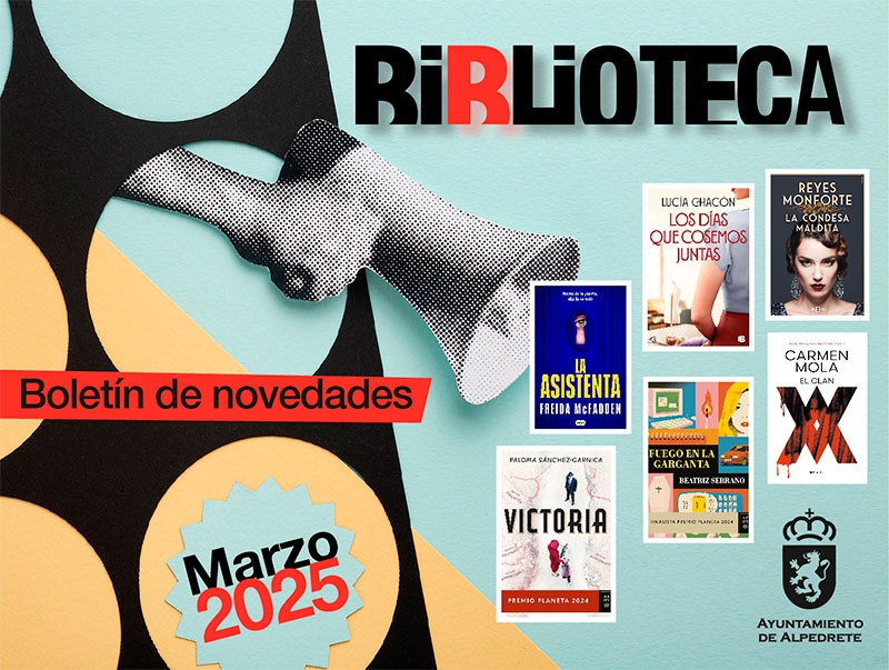 Alpedrete | Boletín de novedades de marzo. Biblioteca municipal