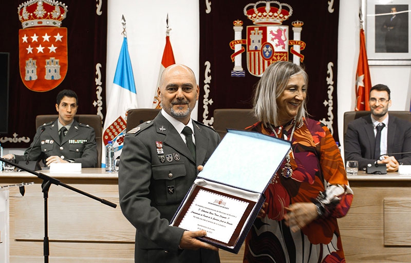 Brunete | Emotivo acto de despedida al Comandante de Puesto de la Guardia Civil en Brunete