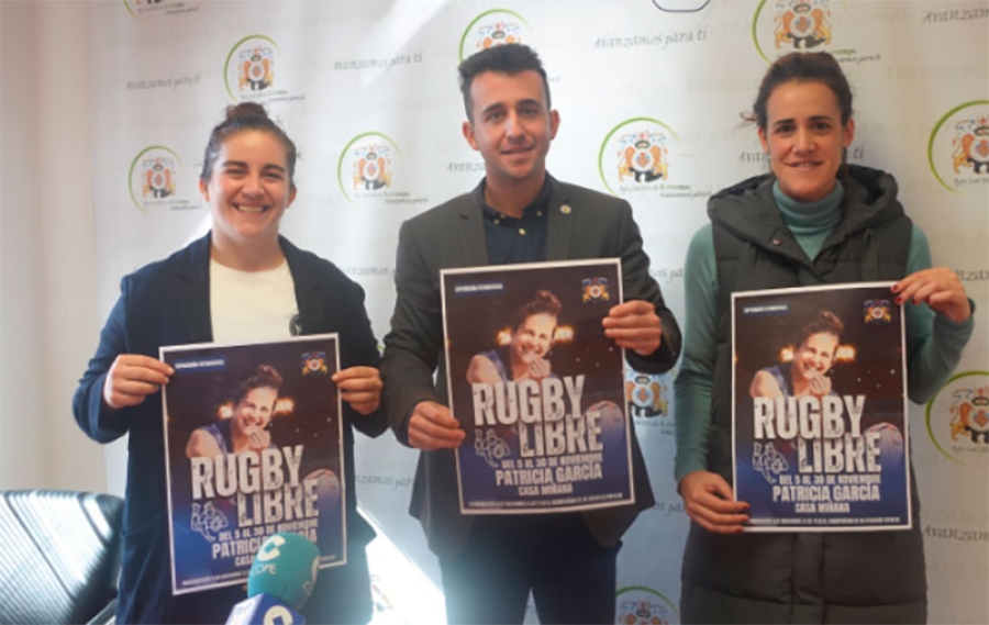 El Escorial |  Patricia García expone su proyecto “Rugby Libre”en Casa Miñana, desde este sábado