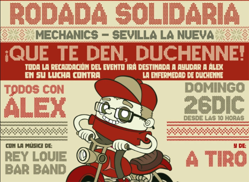 Sevilla la Nueva | IX Rodada Invernal Solidaria de Mechanics, por la recuperación de Alex