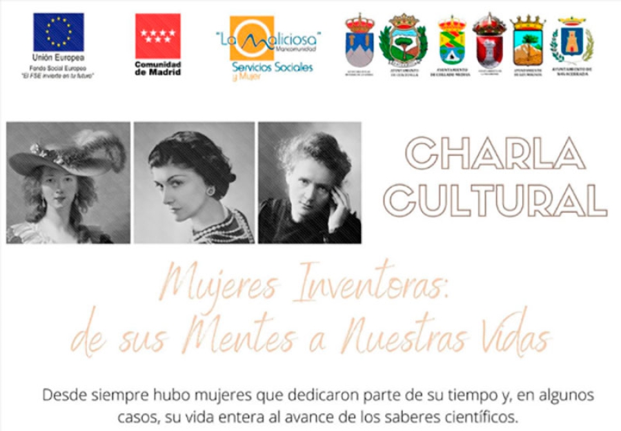 Becerril de la Sierra | Nueva charla cultural online: Mujeres Inventoras, de sus mentes a nuestras vidas