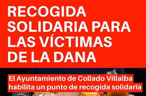 Collado Villalba | El Ayuntamiento habilita el edificio de la Brigada de Obras y el Centro de Iniciativas para la recogida de productos para los afectados por la DANA