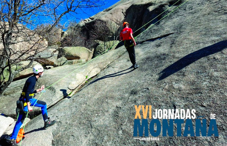 Moralzarzal | Escalada deportiva con la ponente de Jornadas de Montaña Marina Fernández