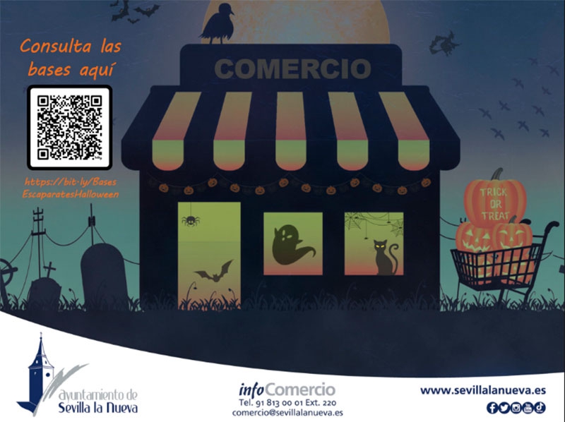 Sevilla la Nueva | Halloween llega a Sevilla la Nueva con un concurso de escaparates para los comercios