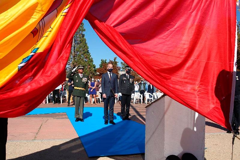 Majadahonda | La bandera de España ondea desde hoy en todos los accesos de entrada