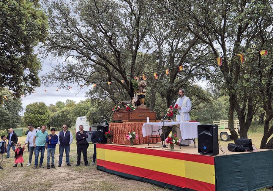 Brunete | Un año más, San Isidro bendijo los campos de Brunete