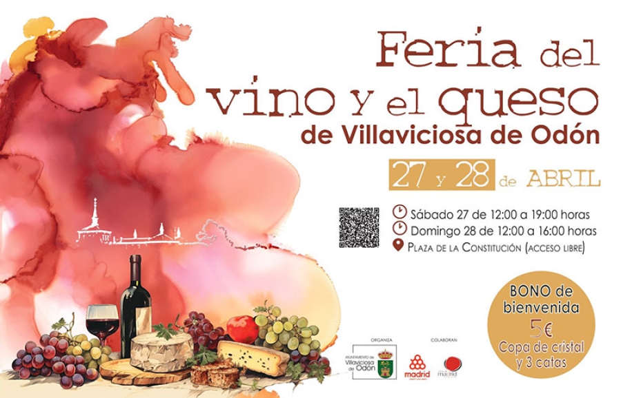 Villaviciosa de Odón | Villaviciosa de Odón celebrará este fin de semana su I Feria del Vino y del Queso