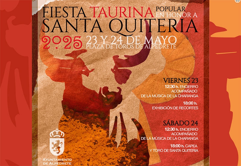 Alpedrete | Fiesta Taurina Santa Quiteria 2025