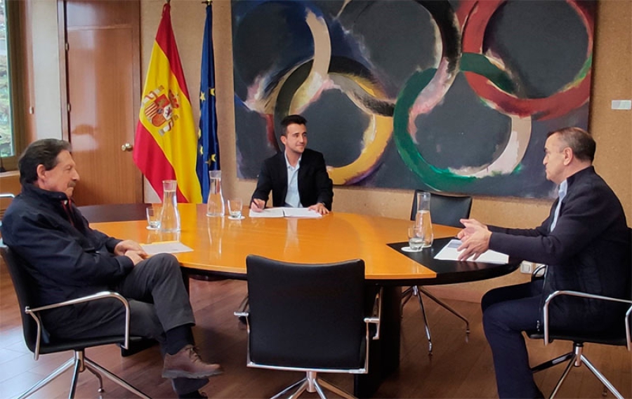 El Escorial | El alcalde se reúne con el presidente del Consejo Superior de Deportes y secretario de Estado para el Deporte