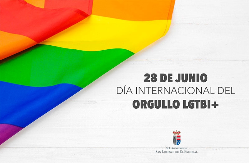 San Lorenzo de El Escorial | 28 de junio Día Internacional del Orgullo LGTBI+
