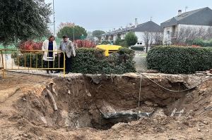 Galapagar | El Ayuntamiento inicia los trabajos para solucionar el problema histórico de inundaciones en el colegio San Gregorio