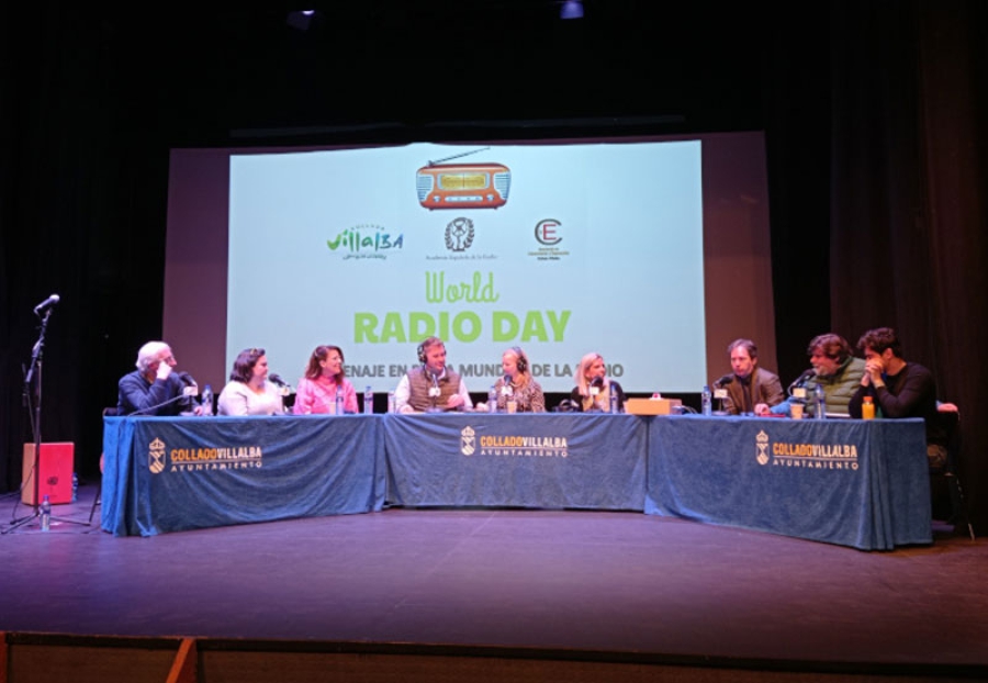 Collado Villalba | El Ayuntamiento de Collado Villalba y CYE rinden homenaje a los profesionales de la radio local