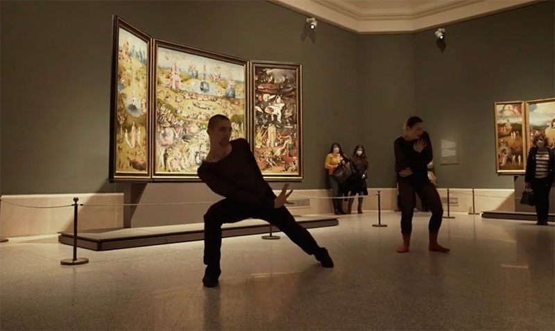 Nueve coreógrafos interpretan piezas frente a El Bosco en el Museo del Prado