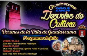 Guadarrama | Programa de Desvelos de Cultura para el mes de julio en Guadarrama