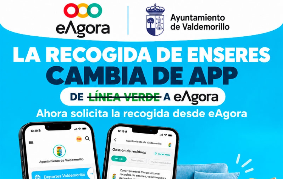 Valdemorillo | Valdemorillo unifica en eAgora la recogida de enseres y la gestión de incidencias