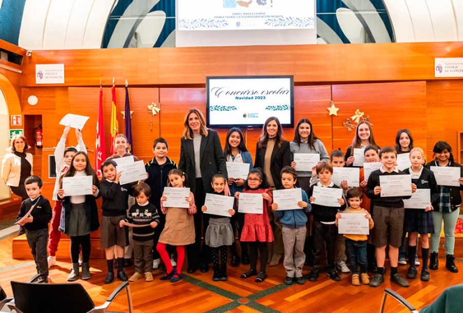 Pozuelo de Alarcón | El Ayuntamiento reconoce la creatividad de los alumnos en los concursos escolares navideños