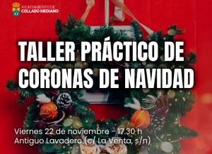 Collado Mediano | Taller práctico de Coronas de Navidad