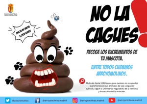 Arroyomolinos | Campaña de concienciación para la recogida de excrementos de mascotas