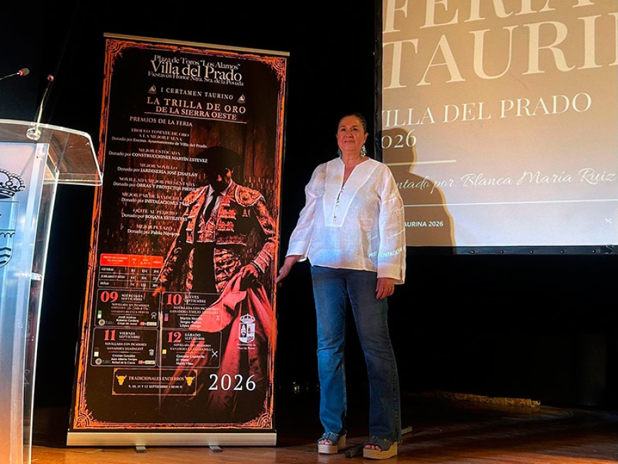Villa del Prado | El Ayuntamiento de Villa del Prado presentó el Cartel de su Feria Taurina 2026