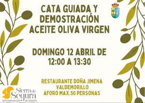 Valdemorillo | Cata guiada y demostración de aceite oliva virgen, este 12 de abril en el restaurante Doña Jimena