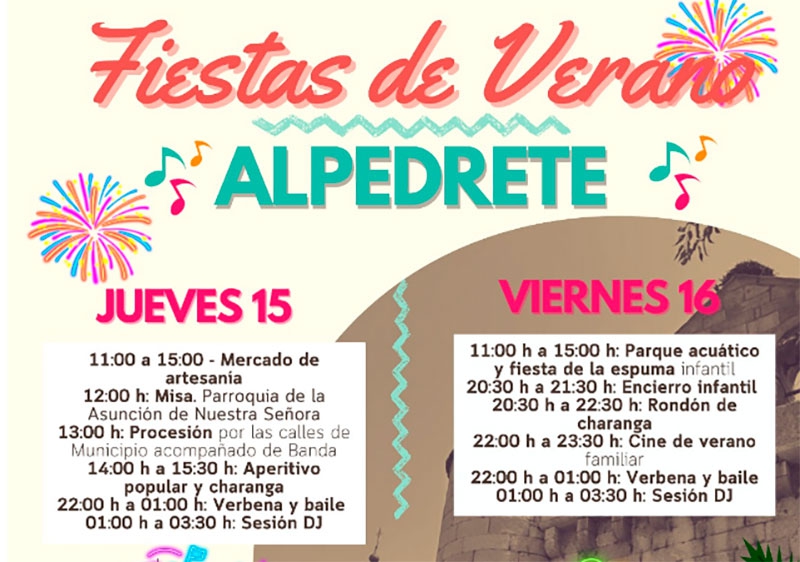 Alpedrete | Las fiestas de verano vuelven a Alpedrete