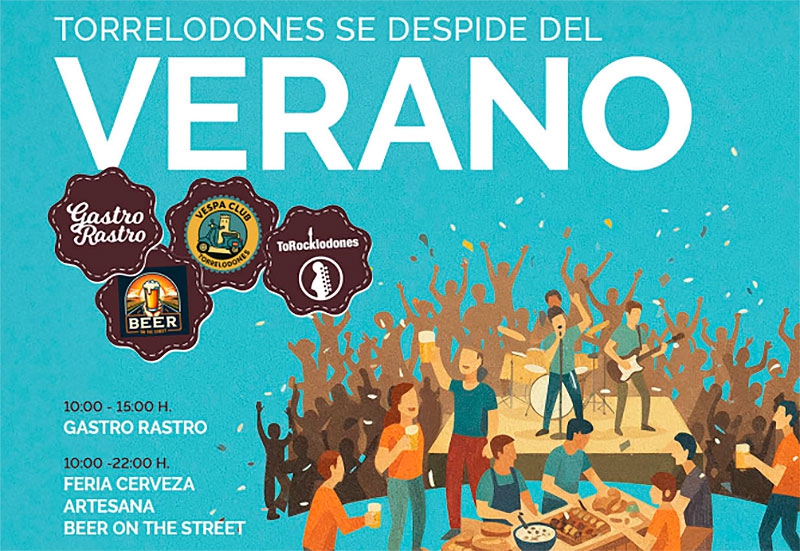 Torrelodones | Torrelodones despide el verano con un Gastro Rastro, Feria de la cerveza y rock