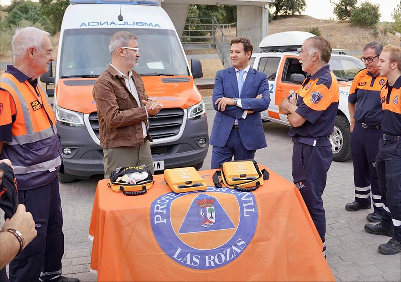 Las Rozas | Protección Civil de Las Rozas renueva sus equipos de cardioprotección