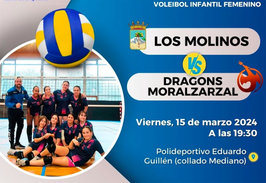 Los Molinos | El equipo de Voleibol Infantil Femenino de Los Molinos juega la final previa de la fase zonal de la Comunidad de Madrid