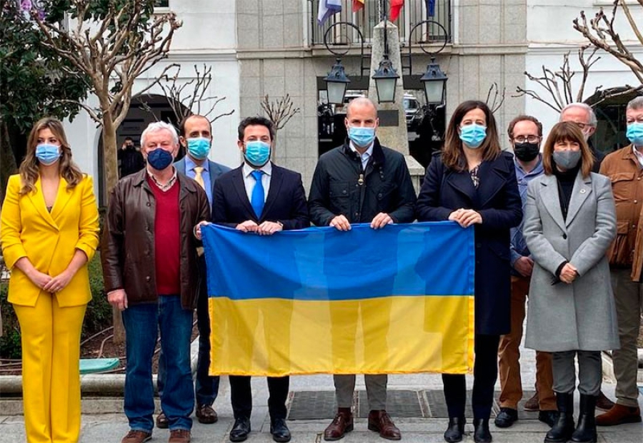 Majadahonda | Majadahonda guarda cinco minutos de silencio en solidaridad con Ucrania