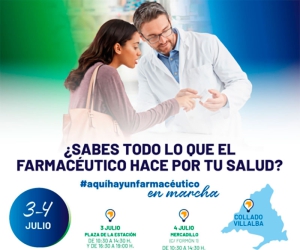 Collado Villalba | El bus de “Aquí hay un farmacéutico en marcha” llega a Collado Villalba para cuidar de la salud de los vecinos
