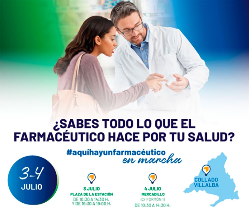Collado Villalba | El bus de “Aquí hay un farmacéutico en marcha” llega a Collado Villalba para cuidar de la salud de los vecinos