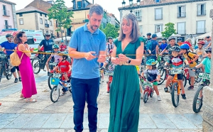 San Lorenzo de El Escorial | Miguel Ángel García Martín visita el paseo de Juan de Borbón y los terrenos de la futura pista de atletismo