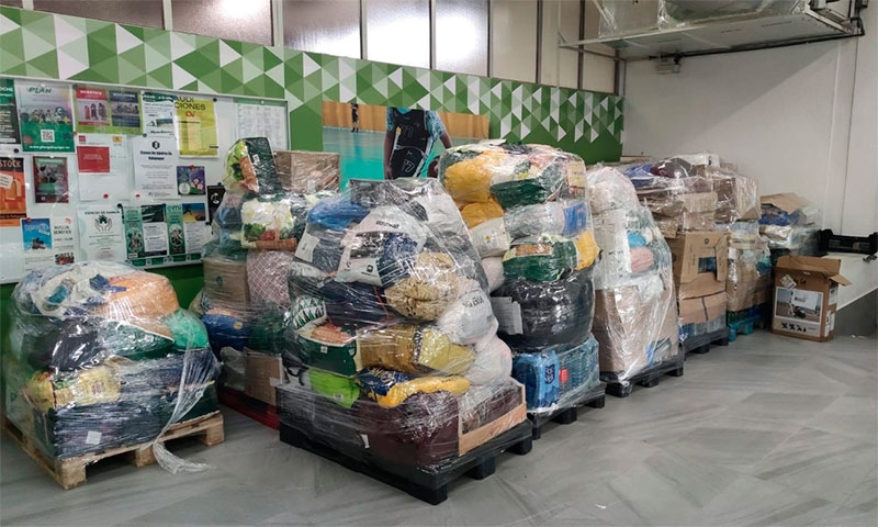 Galapagar | 30.000 kilos de alimentos y material recogidos en Galapagar para los afectados por la DANA