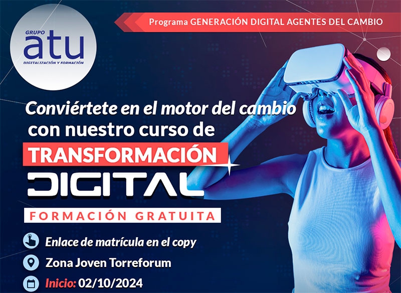 Torrelodones | Conviértete en agente digitalizador con el curso de Agentes del Cambio