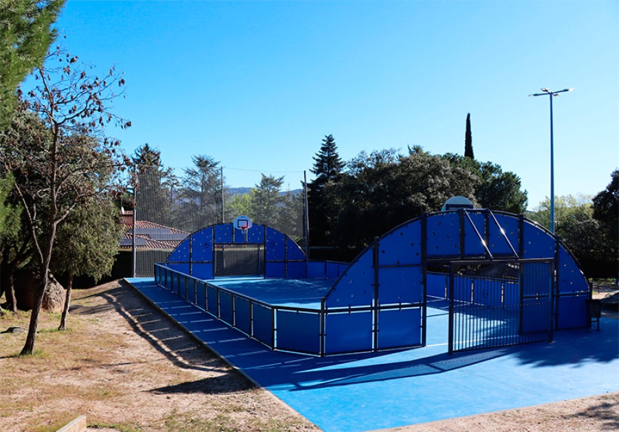 Galapagar | La Navata estrena parque renovado y recupera un espacio clave para el deporte