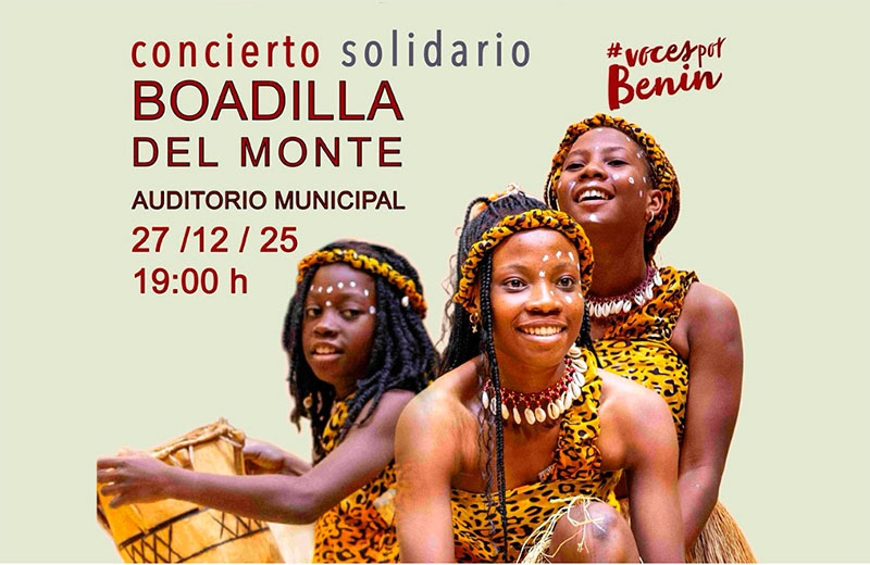Boadilla del Monte |  El concierto de Navidad Voces por Benin será el día 27 en el Auditorio