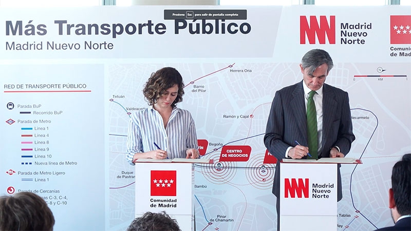 TRANSPORTES | Díaz Ayuso anuncia que la primera línea de  Metro automatizada se estrenará en Madrid  Nuevo Norte