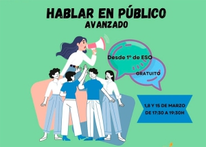 Alpedrete | Taller para jóvenes “Hablar en público”