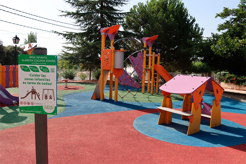 Galapagar | Galapagar concluye la renovación del suelo y mobiliario de sus parques infantiles