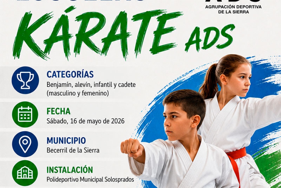 Becerril de la Sierra | Becerril de la Sierra acogerá el Encuentro de Escuelas de Kárate de ADS