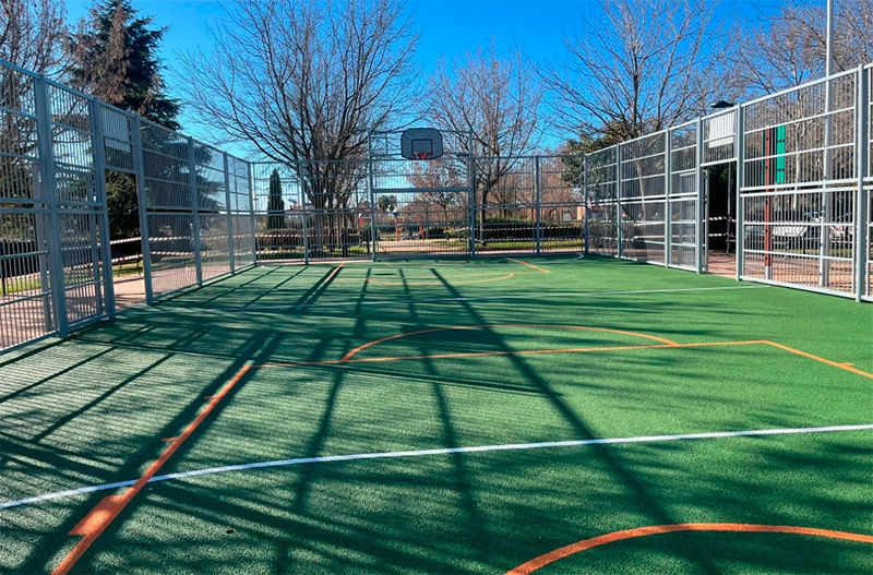 Boadilla del Monte | El Ayuntamiento remodela el parque Sofía de Grecia I, incorporando nueva una pista multideportiva