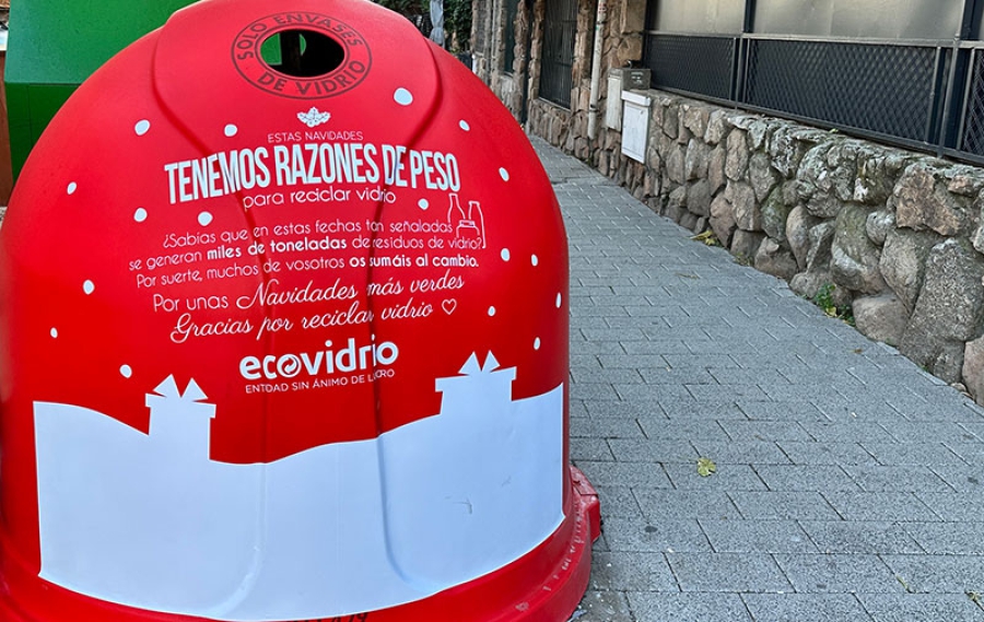 Galapagar | Arranca en Galapagar una campaña para promover el reciclaje de vidrio en Navidad