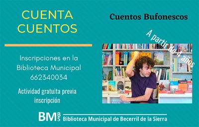 Becerril de la Sierra |  Juan Gamba presenta Cuentos Bufonescos dirigido a niños a partir de 4 años