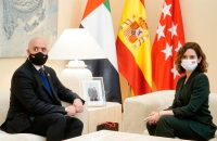 INSTITUCIONAL | Díaz Ayuso se reúne con el embajador de Emiratos Árabes Unidos en España