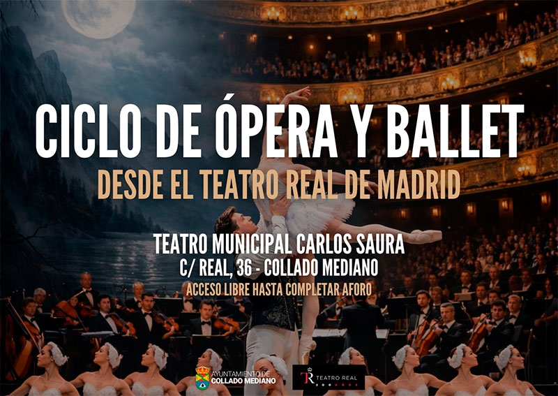 Collado Mediano | Ciclo de Ópera y Ballet en el Teatro Municipal Carlos Saura