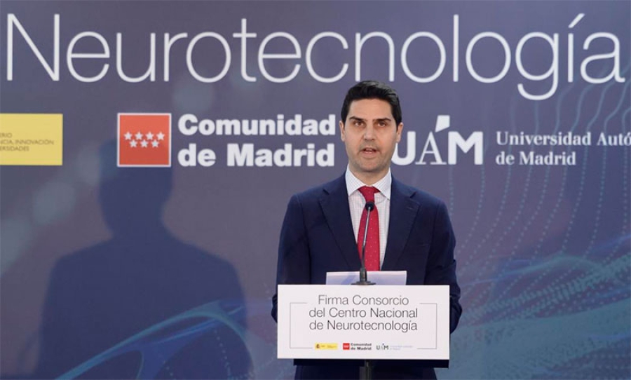 SANIDAD | La Comunidad de Madrid firma el convenio para la creación del Consorcio Centro Nacional de Neurotecnología