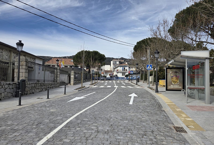 Hoyo de Manzanares | Finalizan las obras de remodelación de la calle de Nuestra Señora del Rosario