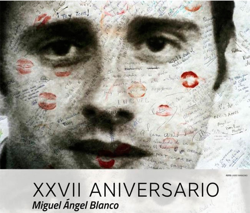 Valdemorillo | Valdemorillo vuelve a honrar la memoria de Miguel Ángel Blanco en el XXVII aniversario de su secuestro y asesinato